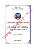 Khóa luận tốt nghiệp Kế toán-Kiểm toán: Kế toán doanh thu, chi phí và xác định kết quả kinh doanh tại Công ty TNHH MTV Rồng Việt