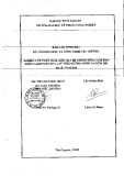 Báo cáo tổng kết đề tài khoa học và công nghệ cấp trường: Nghiên cứu phân tích hiệu quả của hệ thống đệm cách dao động cabin máy xúc lật theo hướng nâng cao êm dịu