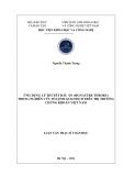 Luận văn Thạc sĩ Toán học: Ứng dụng lý thuyết dấu ấn (signature theory) trong nghiên cứu sổ lệnh giao dịch trên thị trường chứng khoán Việt Nam