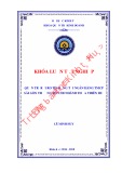 Khóa luận tốt nghiệp: Quản trị rủi ro tín dụng tại Ngân hàng TMCP Sài Gòn Thương Tín chi nhánh Thừa Thiên Huế