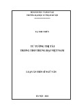 Luận án Tiến sĩ Ngữ văn: Tư tưởng thị tài trong thơ trung đại Việt Nam