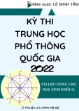 Bộ đề thi THPT QG môn Toán năm 2022 - Lê Minh Tâm