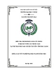 Khóa luận tốt nghiệp đại học ngành Dược học: Điều tra thành phần loài cây thuốc ở một số vườn cây thuốc nam tại thị trấn Nhã Nam- huyện Tân Yên- tỉnh Bắc Giang