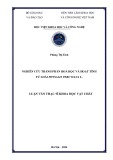 Luận văn Thạc sĩ Khoa học vật chất: Nghiên cứu thành phần hóa học và hoạt tính từ loài Physalis peruviana L.