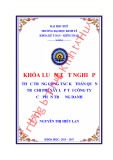 Khóa luận tốt nghiệp Kế toán-Kiểm toán: Thực Trạng công tác kế toán quản trị chi phí xây lắp tại công ty cổ phần Trường Danh