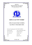 Khóa luận tốt nghiệp: Công tác Quản trị Văn phòng tại Công ty than Khe Chàm