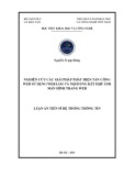 Luận án Tiến sĩ Hệ thống thông tin: Nghiên cứu các giải pháp phát hiện tấn công web sử dụng web log và nội dung kết hợp ảnh màn hình trang web