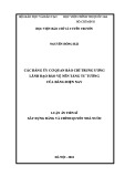 Luận án Tiến sĩ Xây dựng Đảng và chính quyền nhà nước: Các đảng ủy cơ quan báo chí Trung ương lãnh đạo bảo vệ nền tảng tư tưởng của Đảng hiện nay