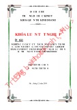 Khóa luận tốt nghiệp Quản trị kinh doanh: Nghiên cứu các yếu tố tác động đến quyết định lựa chọn dịch vụ gửi tiền tiết kiệm của khách hàng cá nhân tại ngân hàng Thương mại cổ phần Kỹ Thương Việt Nam – chi nhánh Huế