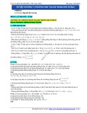 Tài liệu ôn tập chương Toán lớp 10 (Sách Kết nối tri thức với cuộc sống) - Chương 7: Phương pháp tọa độ trong mặt phẳng