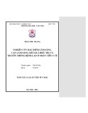 Tóm tắt Luận án Tiến sĩ Y học: Nghiên cứu đặc điểm lâm sàng, cận lâm sàng, kết quả điều trị và truyền thông bệnh lao ở nhân viên y tế