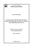Tóm tắt luận văn Thạc sĩ Quản trị kinh doanh: Xây dựng KPI trong hệ thống đánh giá thành tích nhân viên tại Công ty TNHH MTV Thí nghiệm điện miền Trung