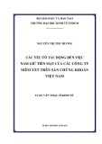Luận văn Thạc sĩ Kinh tế: Các yếu tố tác động đến việc nắm giữ tiền mặt của các công ty niêm yết trên sàn chứng khoán Việt Nam