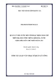 Tóm tắt Luận văn Thạc sĩ Quản lý công: Quản lý nhà nước đối với hoạt động báo chí trên địa bàn tỉnh Xiêng Khoảng, nước CHDCND Lào