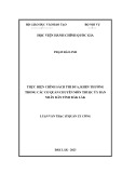 Luận văn Thạc sĩ Quản lý công: Thực hiện chính sách thi đua, khen thưởng trong các cơ quan chuyên môn thuộc UBND tỉnh Đắk Lắk