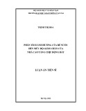 Luận án Tiến sĩ Kỹ thuật: Phân tích ảnh hưởng của bể nước đến mức độ giảm chấn của nhà cao tầng chịu động đất