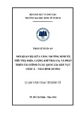 Luận văn Thạc sĩ Kinh tế: Mối quan hệ giữa tăng trưởng kinh tế, tiêu thụ điện, lượng khí thải CO2 và phát triển tài chính ở các quốc gia khu vực châu Á - Thái Bình Dương
