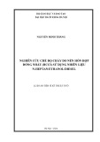 Luận án Tiến sĩ Kỹ thuật ô tô: Nghiên cứu chế độ cháy do nén hỗn hợp đồng nhất (HCCI) sử dụng nhiên liệu n-heptan/ethanol/diesel