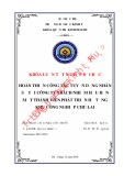 Khóa luận tốt nghiệp Quản trị kinh doanh: Hoàn thiện công tác tuyển dụng nhân sự dụng nhân sự tại Công ty TNHH MTV Phát triển hạ tầng KCN Chu Lai