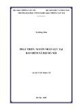 Luận văn Thạc sĩ Kinh tế: Phát triển nguồn nhân lực tại Bảo hiểm xã hội Hà Nội