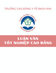 Khóa luận tốt nghiệp Cao đẳng Điều dưỡng: Thực trạng kiến thức và thực hành xử trí trẻ bị sốt của bố/mẹ có con từ 2 tháng – 5 tuổi đến khám tại Trung tâm Nhi khoa – Bệnh viện Bạch Mai năm 2024