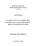 Luận văn Thạc sĩ Kinh tế: Giải pháp tăng cung cổ phiếu niêm yết trên trung tâm giao dịch chứng khoán thành phố Hồ Chí Minh