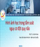 Báo cáo: Hình ảnh học trong tầm soát nguy cơ đột quỵ não