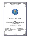 Khóa luận tốt nghiệp Kinh tế: Nâng cao hiệu quả kinh doanh của Công ty TNHH Davimax