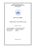Đồ án tốt nghiệp: Thiết kế máy tách vỏ đậu xanh