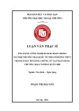 Luận văn Thạc sĩ Tài chính ngân hàng: Ứng dụng công nghệ blockchain trong tài trợ thương mại quốc tế theo phương thức thanh toán tín dụng chứng từ tại Ngân hàng Thương mại Cổ phần quân đội – MB