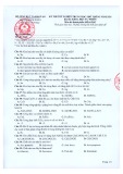 Đề thi minh họa THPT Quốc gia năm 2021 môn Hóa học - Bộ Giáo dục và Đào tạo