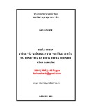 Luận văn Thạc sĩ Kế toán: Hoàn thiện công tác kiểm soát chi thường xuyên tại Bệnh viện đa khoa thị xã Buôn Hồ, tỉnh Đăk Lăk