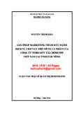 Luận văn Thạc sĩ Quản trị kinh doanh: Giải pháp marketing nhằm đẩy mạnh dịch vụ cho vay tiêu dùng cá nhân của Công ty TNHH tài chính PPF Việt Nam tại tỉnh Đăk Nông