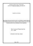 Summary of doctoral thesis: Researching change of sound velocity and complete sampling process to determine sound velocity in the seawater of Tonkin Gulf in Vietnam for exploit effectively of hydroacoustics equipment
