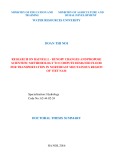 Doctoral thesis summary: Research on rainfall - runoff changes and propose scientific methodology to compute designed flood for transportation in northeast moutainous region of Viet Nam