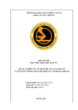 Bài tập lớn môn Khoa học quản lý: Nghiên cứu về tháp nhu cầu của Maslow và ứng dụng trong quản trị nhân lực tập đoàn Samsung