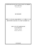 Khóa luận tốt nghiệp đại học ngành Triết học: Triết lý giáo dục khai phóng và ý nghĩa của nó đối với nền giáo dục của Việt Nam hiện nay