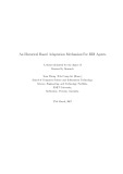 Master's thesis of Engineering: An historical based adaptation mechanism for BDI agents