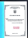 Đề tài nghiên cứu khoa học: Đánh giá chất lượng câu hỏi trắc nghiệm khách quan đã sử dụng tại trường Đại học Quảng Nam