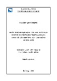 Tóm tắt Luận văn Thạc sĩ Tài chính Ngân hàng: Hoàn thiện hoạt động cho vay ngắn hạn đối với doanh nghiệp tại Ngân hàng TMCP Sài Gòn Thương Tín – chi nhánh Quảng Nam