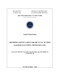 Luận án Tiến sĩ Vật liệu quang học, điện quang tử và quang tử: Mô phỏng Monte Carlo cho hệ vi cầu từ tính Fe3O4/Poly (Glycidyl Methacrylate)
