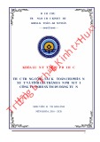 Khóa luận tốt nghiệp Kế toán-Kiểm toán: Thực trạng công tác kế toán chi phí sản xuất và tính giá thành sản phẩm tại công ty TNHH SX-TM-DV Đăng Tuấn