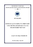 Luận văn Thạc sĩ Kinh tế: Đánh giá lại tác động của triển vọng tăng trưởng lên đòn bẩy của các doanh nghiệp Việt Nam