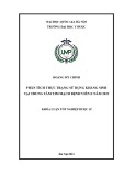 Khóa luận tốt nghiệp đại học ngành Dược sĩ: Phân tích thực trạng sử dụng thuốc kháng sinh tại Trung tâm Tim mạch Bệnh viện E năm 2022