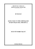 Đề án Thạc sĩ Tốt nghiệp: Quản lý đầu tư công trên địa bàn huyện Thuận Châu, tỉnh Sơn La