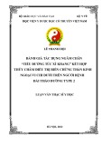 Luận văn Thạc sĩ Y học: Đánh giá tác dụng ngâm chân “Tiểu đường túc xỉ khang” kết hợp thủy châm điều trị biến chứng thần kinh ngoại vi chi dưới trên người bệnh đái tháo đường type 2