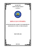 Khóa luận cuối khóa: Kế toán doanh thu, chi phí và xác định kết quả kinh doanh của Công ty TNHH Anh Quốc