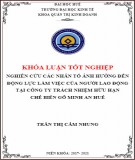 Khóa luận tốt nghiệp Quản trị kinh doanh: Nâng cao hiệu quả hoạt động sản xuất kinh doanh tại công ty Cổ phần Liên Minh