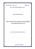 Luận văn Thạc sĩ Quản lý công: Chất lượng sĩ quan trẻ Sư đoàn bộ binh 1, Quân đội nhân dân Lào