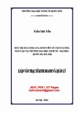 Luận văn Thạc sĩ Kinh doanh và quản lý: Mức độ hài lòng của sinh viên về chất lượng đào tạo tại Trường đại học Kinh tế - Đại học Quốc gia Hà Nội